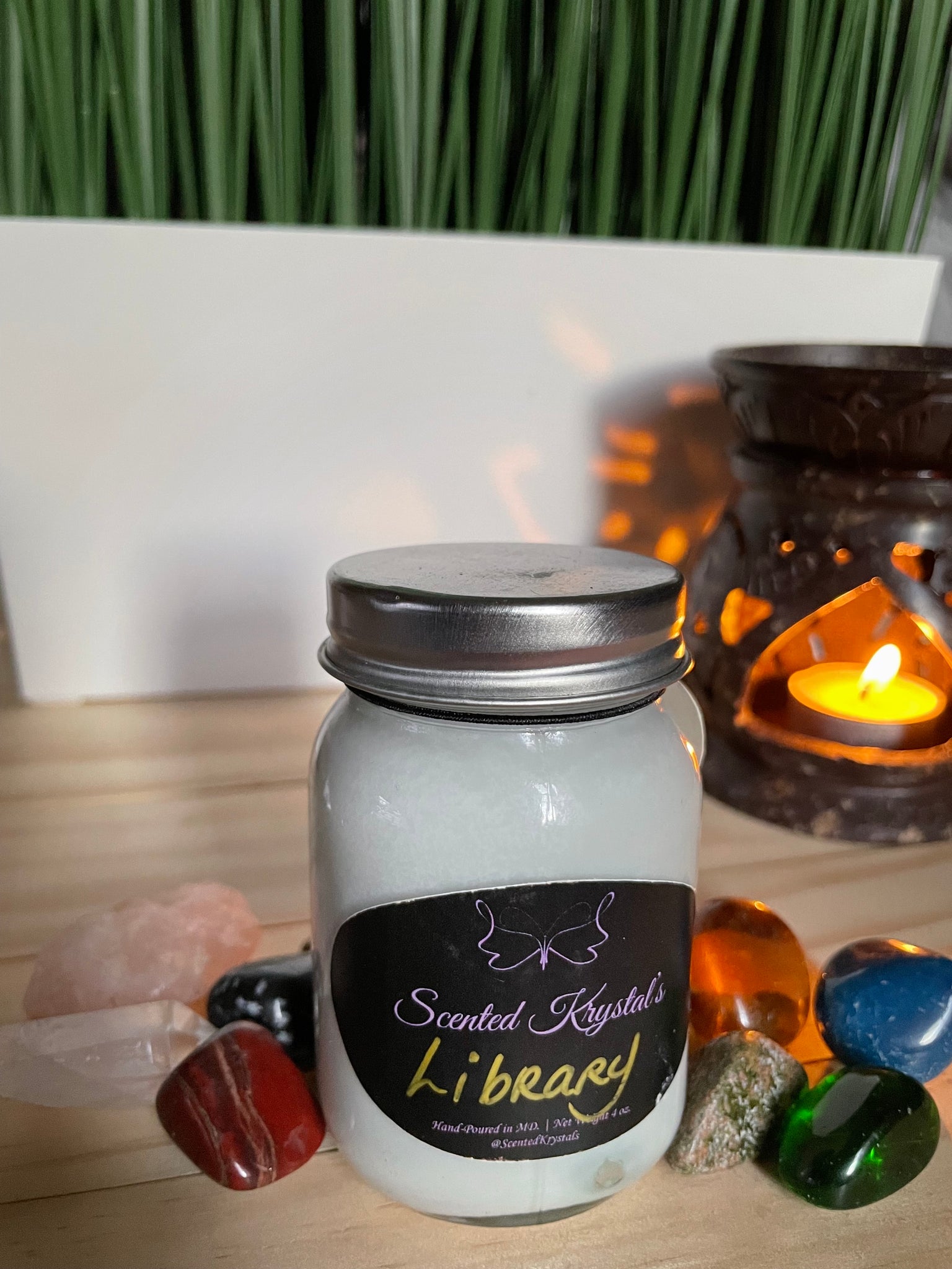 Scented Krystal's "Library" Candle