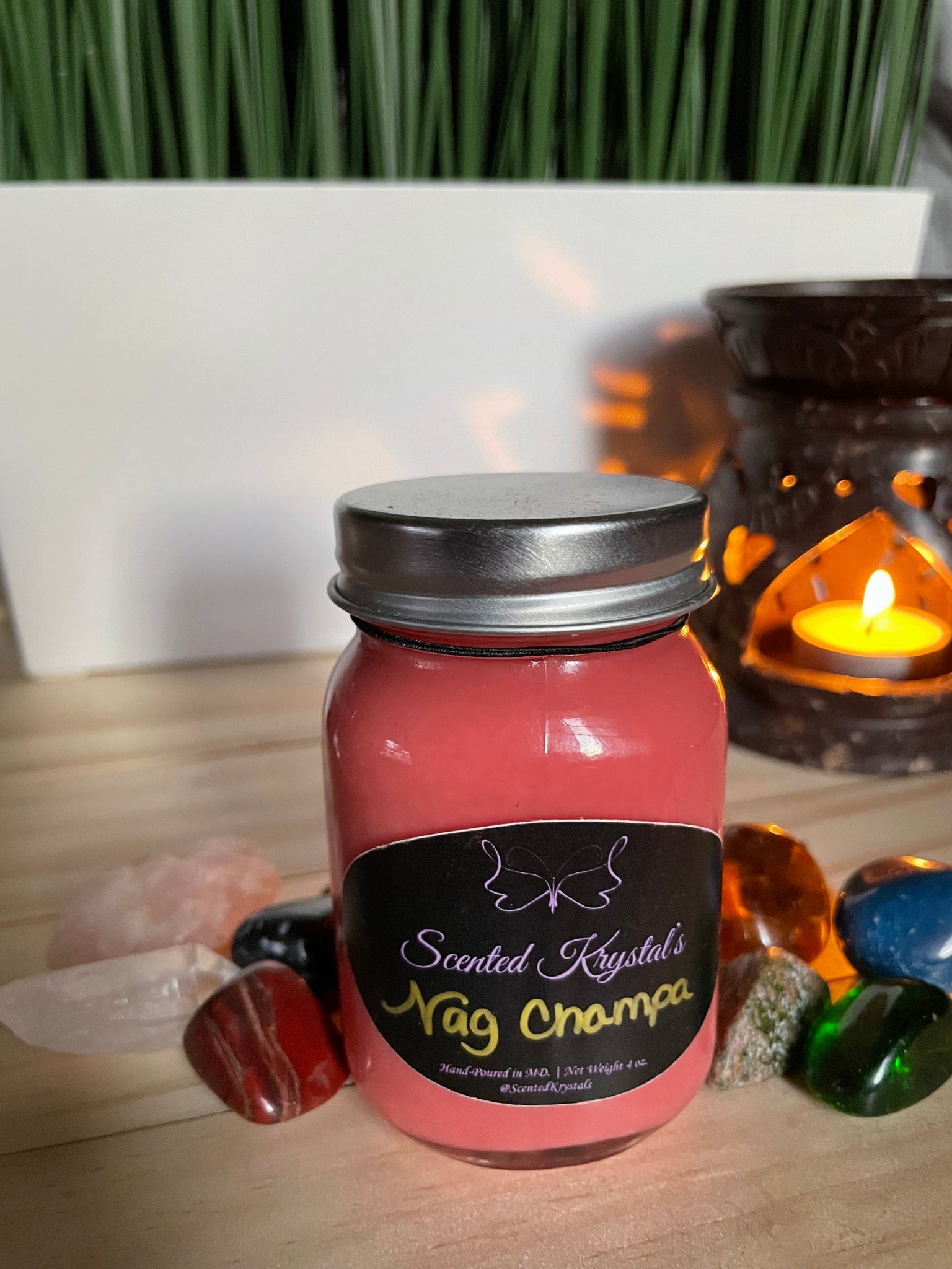 Scented Krystal's "Nag Champa" Candle