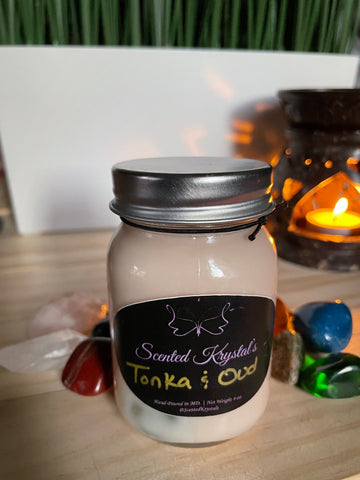 Scented Krystal's "Tonka & Oud" Candle