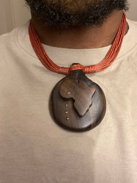 Wooden Africa Necklace