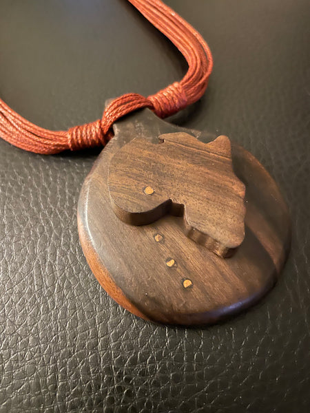 Wooden Africa Necklace